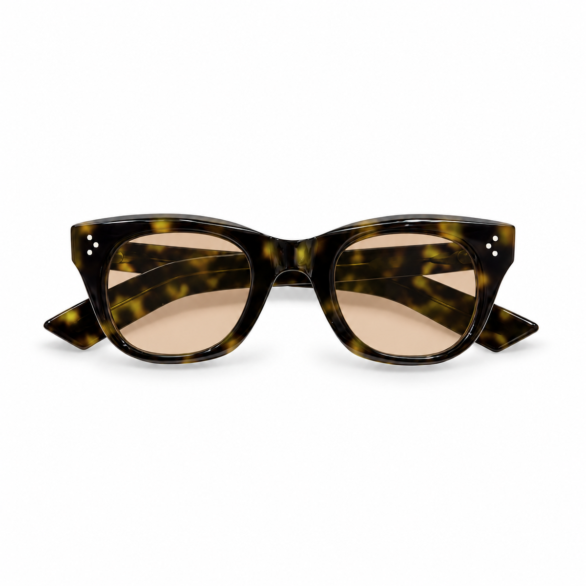 Guépard 36 - Olive Tortoise Shell Frame/Light Brown Lens