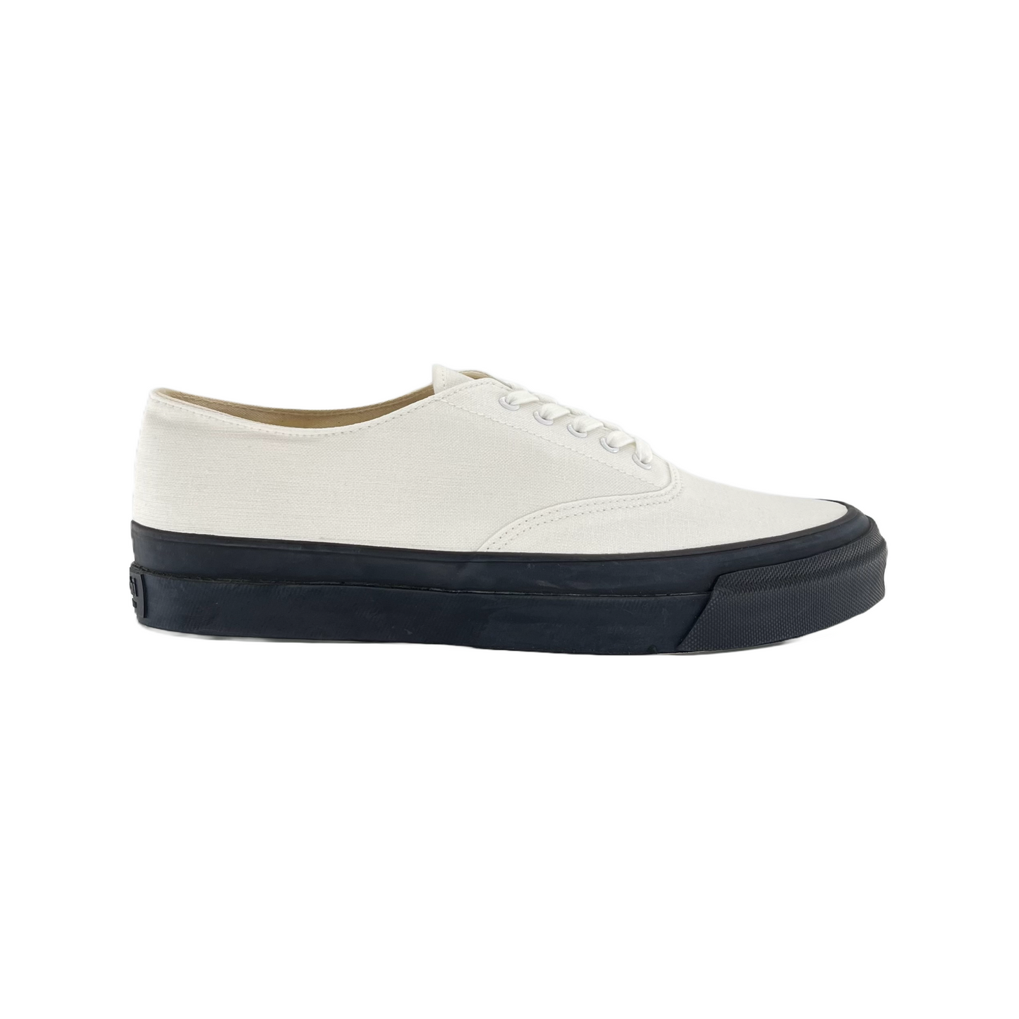 Asahi Deck Sneaker Made in Japan, White/Black