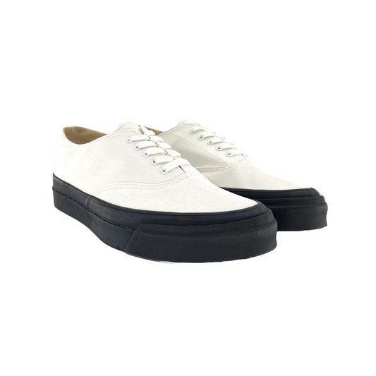 Asahi Deck Sneaker Made in Japan, White/Black