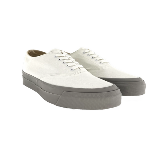 Asahi Deck Sneaker Made in Japan, White/Grey