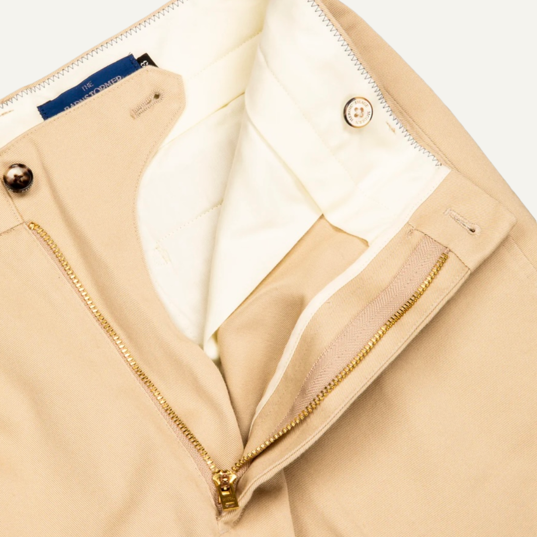 Barnstormer Flat Front Chino - Beige