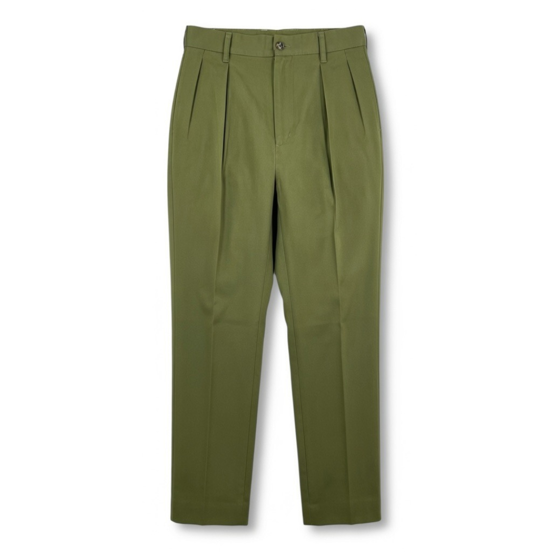 Barnstormer Double Pleat Chino 1955 - Olive – HANNAGANS