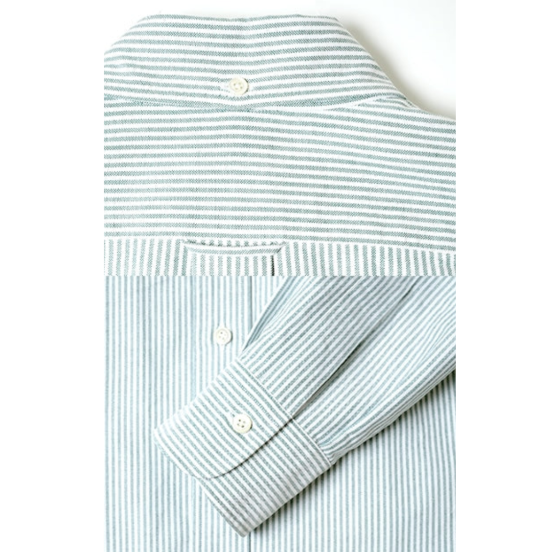Kamakura IVY green stripe details