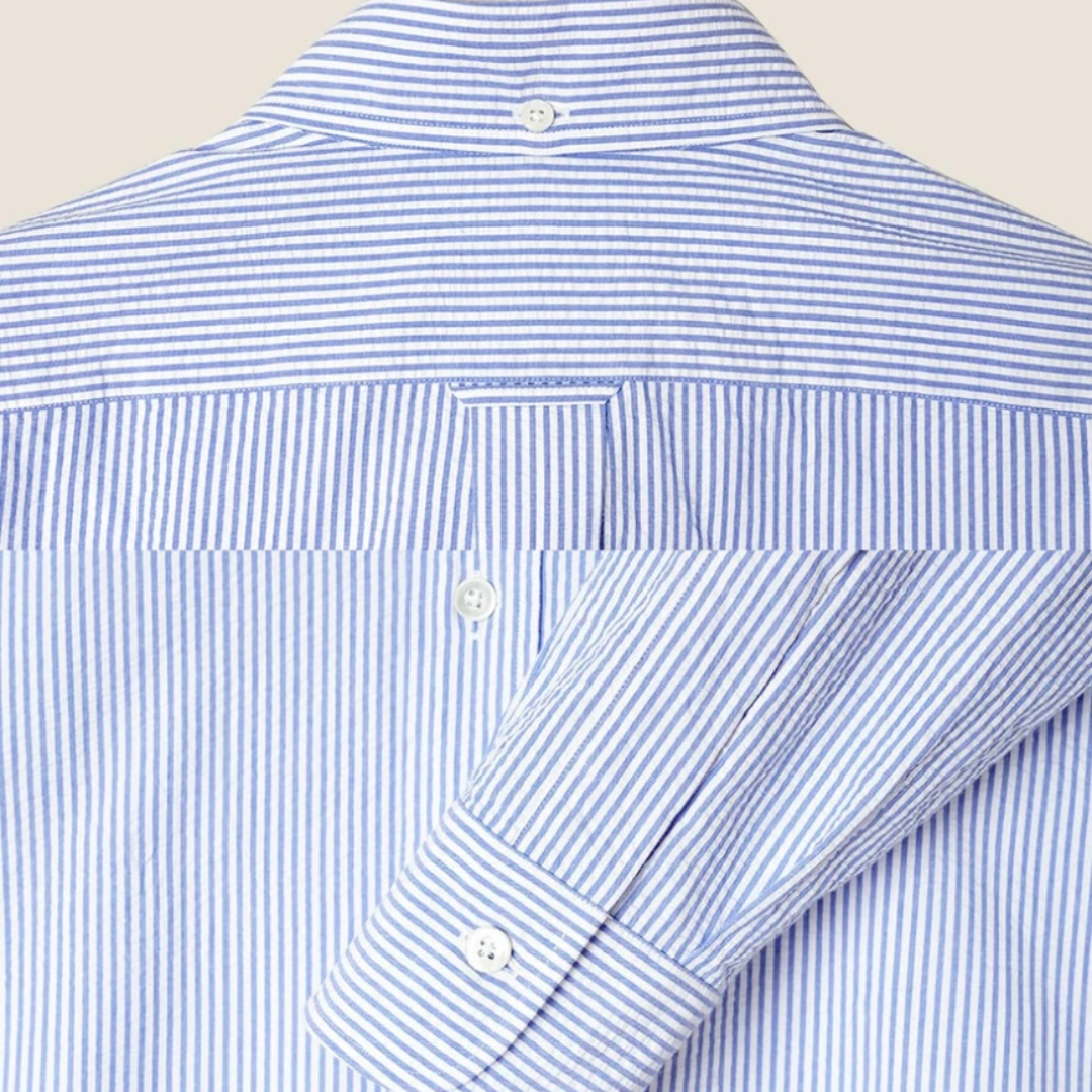 kamakura seersucker back detail