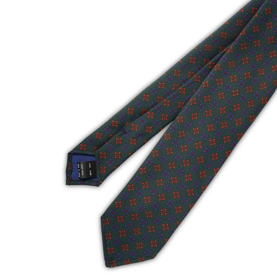 Kamakura Tie | Ancient Madder Silk Green
