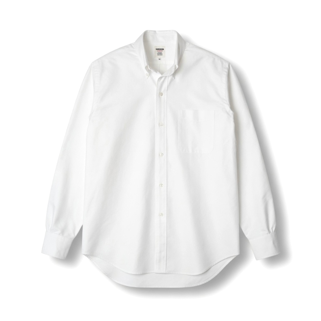 Kamakura Shirt Ametora Button Down Oxford White