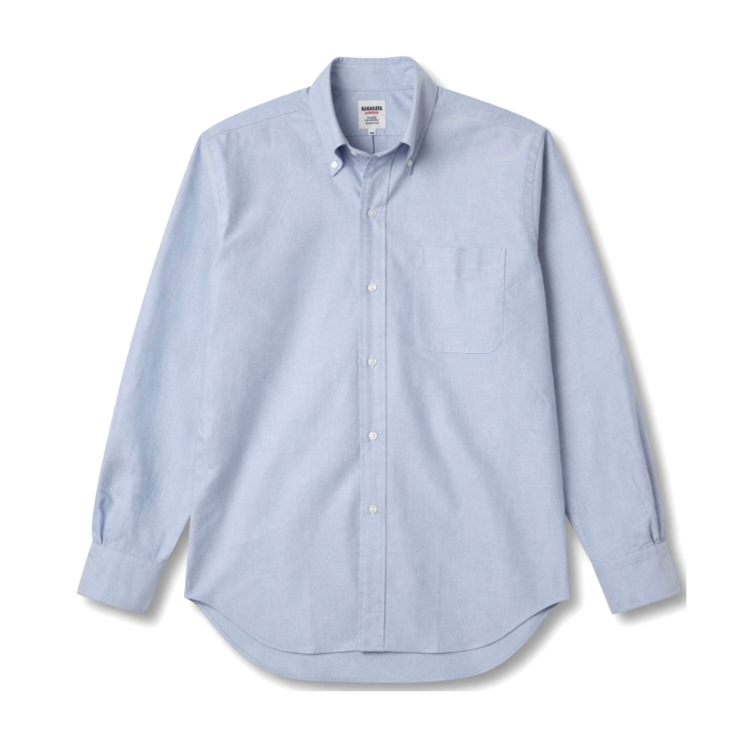 Kamakura Shirt Ametora Button Down Oxford Blue