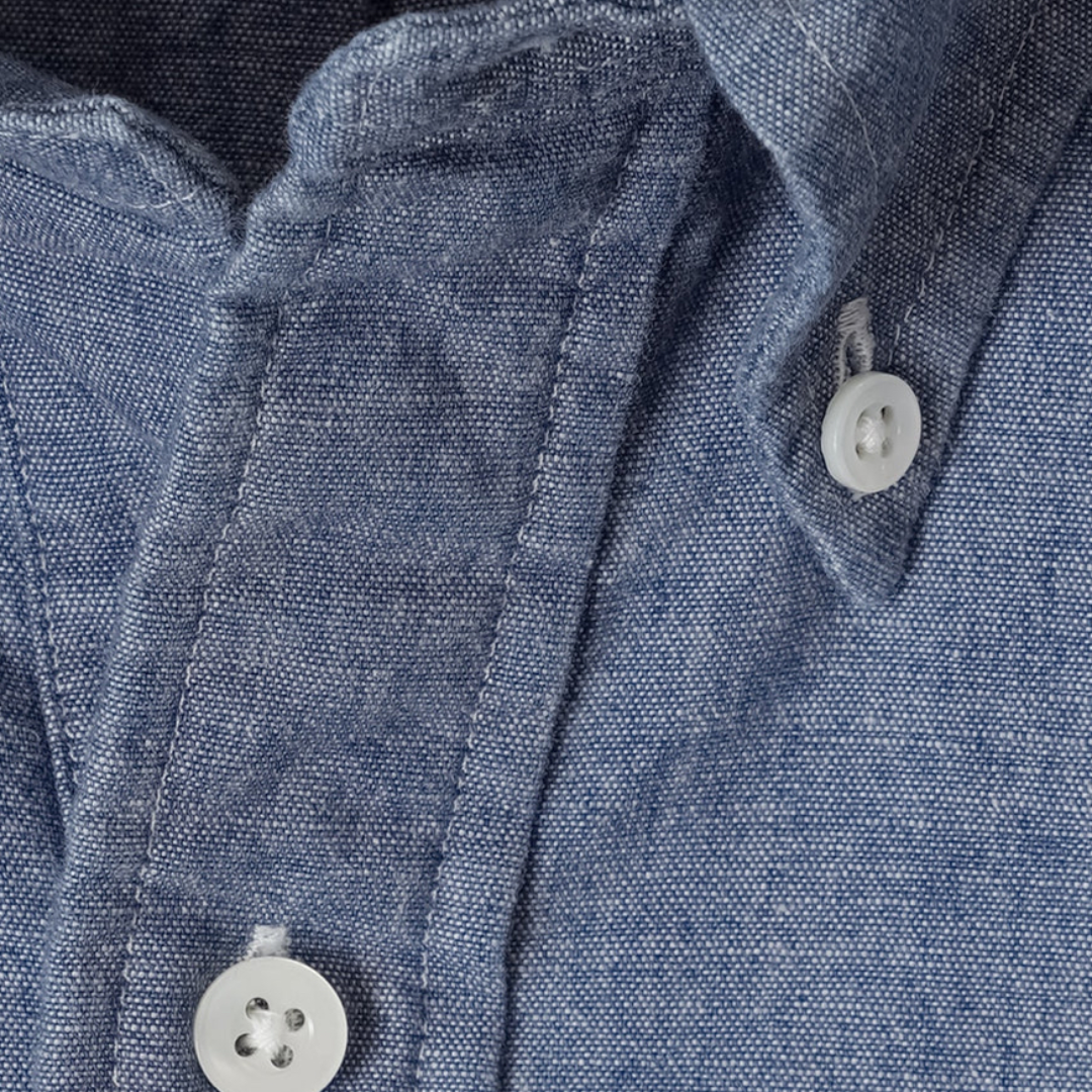 Kamakura Short Sleeve Pop-Over - Chambray