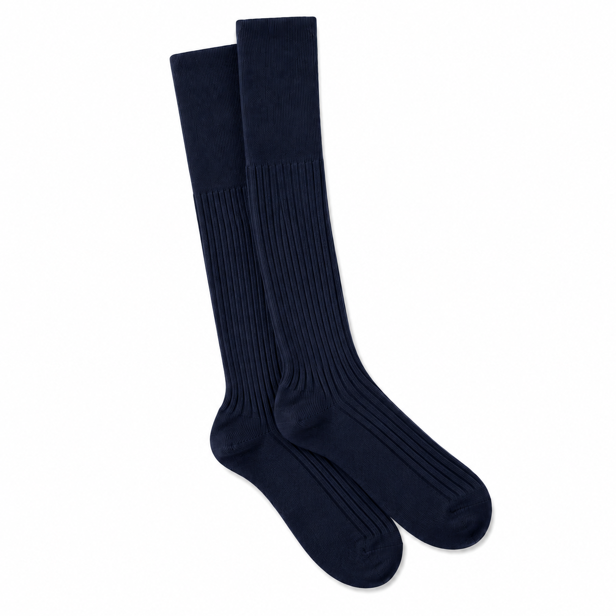 Berwick Socks Over Calf - Navy