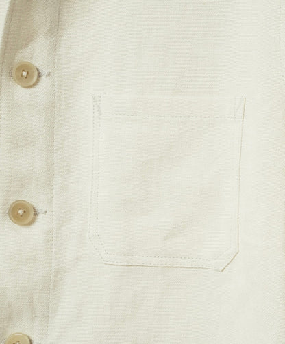 Kamakura - French Work Jacket Linen - Ivory