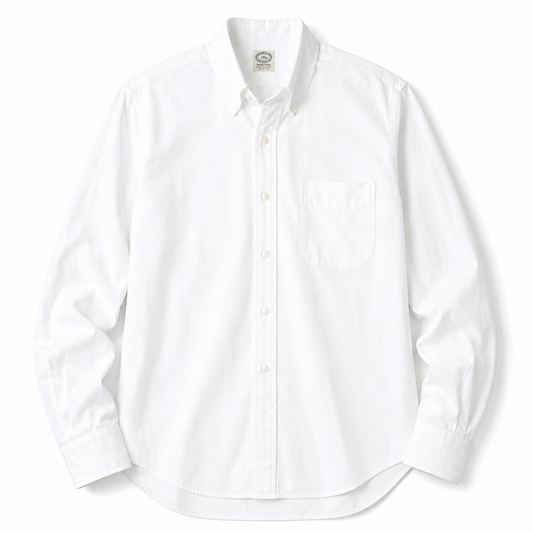 Kamakura Vintage IVY Button Down Oxford - White