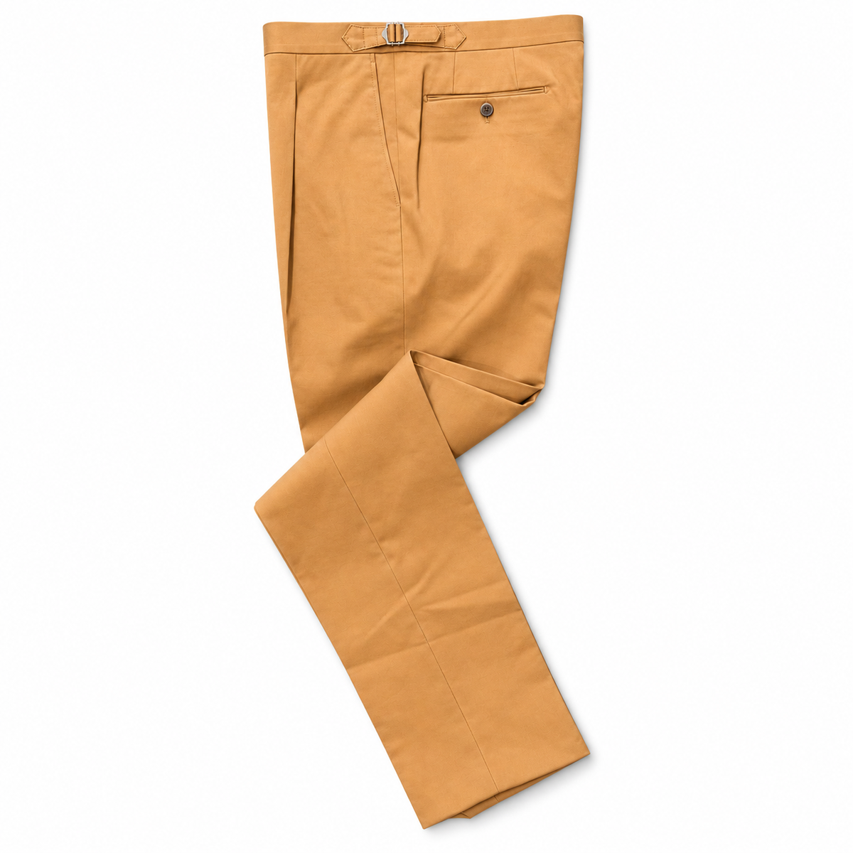 Vintage Washed Cotton Chino by Echizenya - Dark Tan