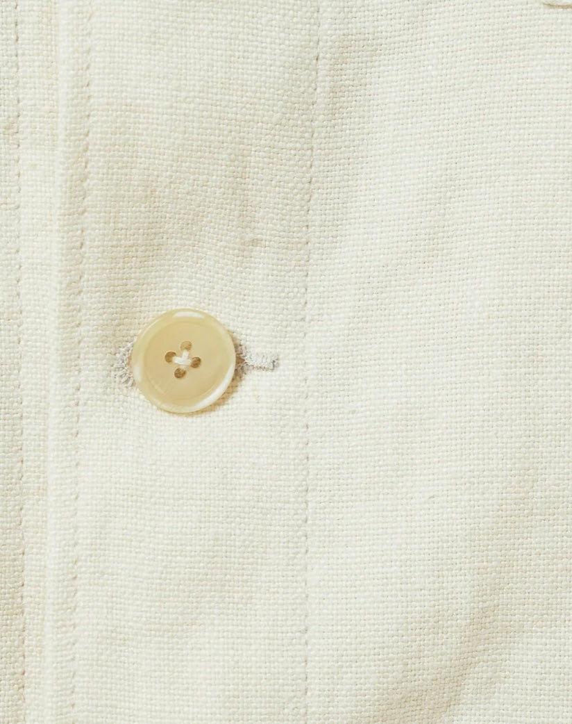 Kamakura - French Work Jacket Linen - Ivory