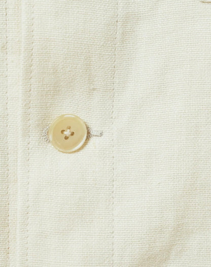 Kamakura - French Work Jacket Linen - Ivory