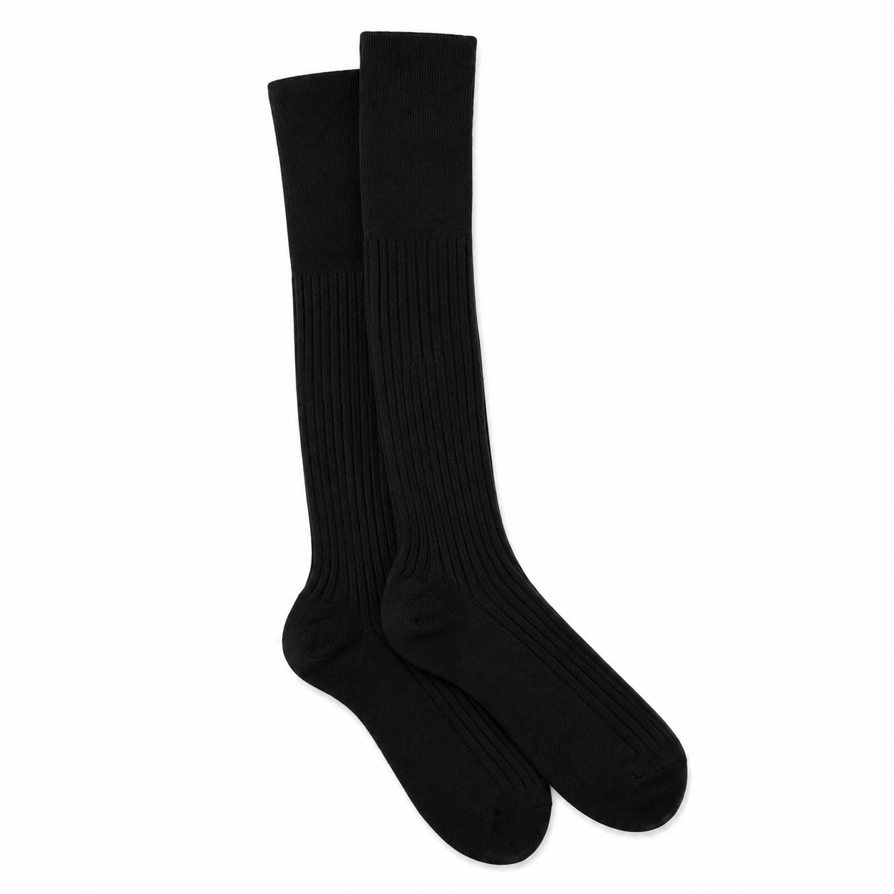 Berwick Socks Over Calf - Black