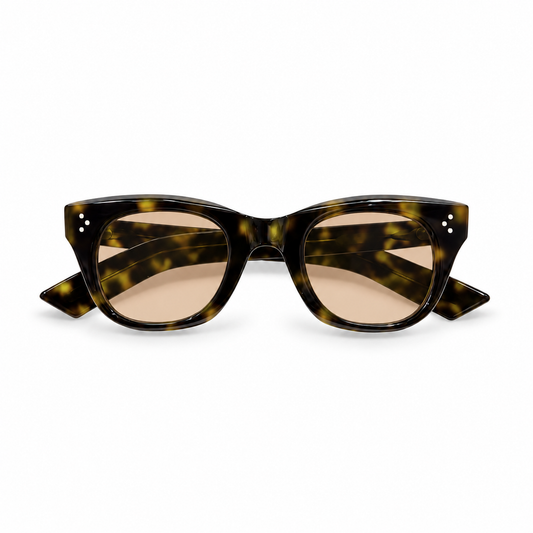Guépard 36 - Olive Tortoise Shell Frame/Light Brown Lens