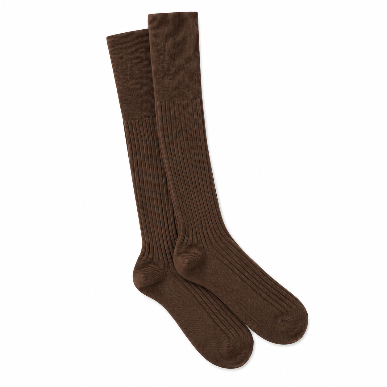 Berwick Socks Over Calf- Brown