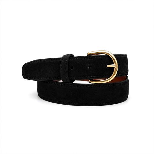 Berwick Belt -  Black Suede