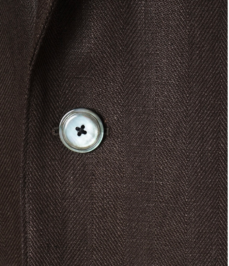 Kamakura - Linen Blazer Brown