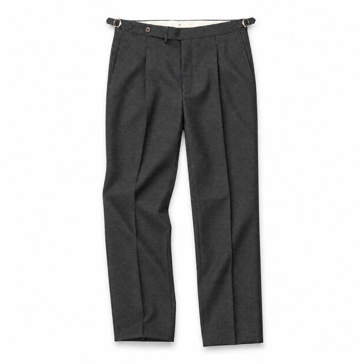 Charcoal wool trouser