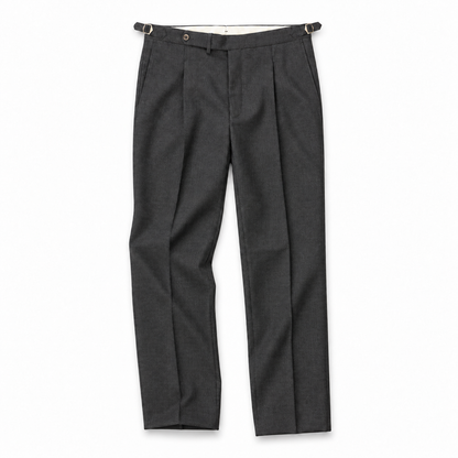 Charcoal wool trouser