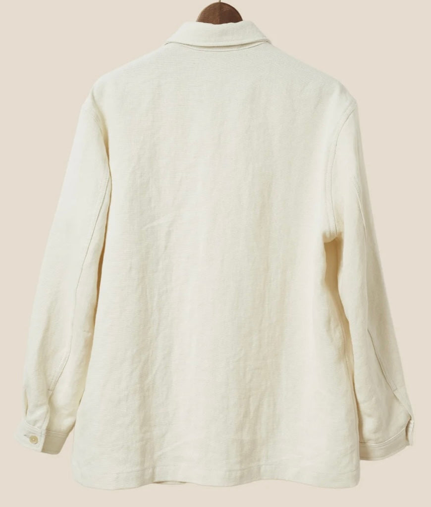 Kamakura - French Work Jacket Linen - Ivory