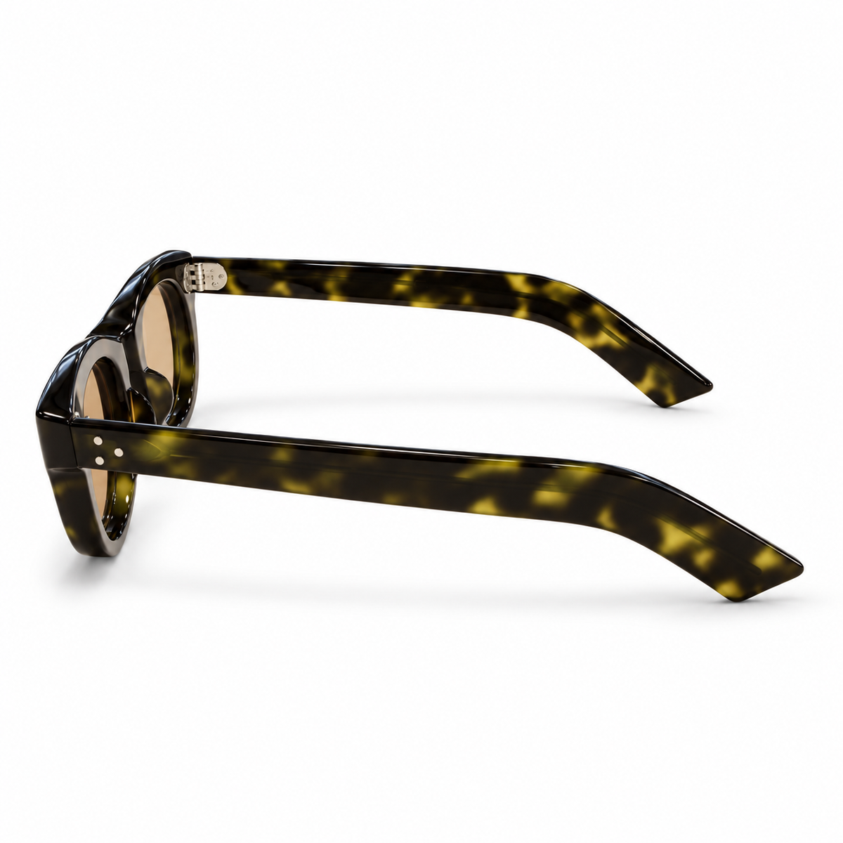 Guépard 36 - Olive Tortoise Shell Frame/Light Brown Lens
