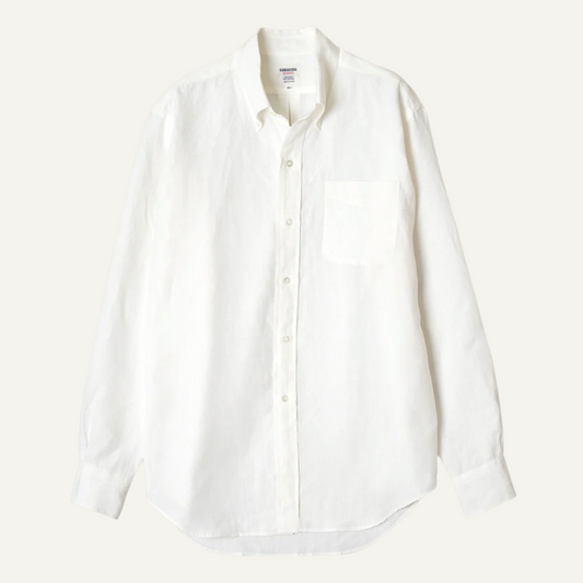 Kamakura Ametora Button Down - White Linen