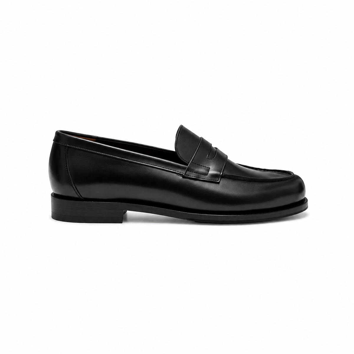 Berwick Goodyear Split Toe Penny Loafer - Black
