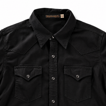 Black shirt label 