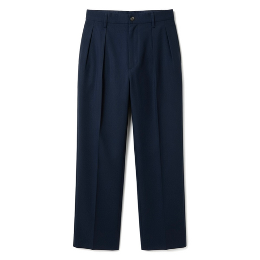 Barnstormer Pleat Double Chino 1955 - Navy