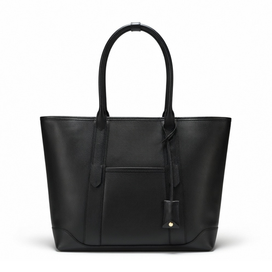 Adam’s Peach - 055 Tote - Black Leather
