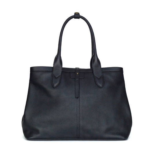 Adam’s Peach - 050 Tote - Black Leather