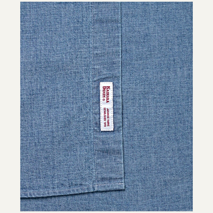 Kamakura shirts Japan chambray shirt g detail