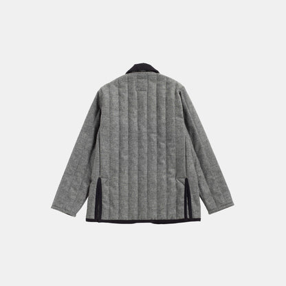 Lavenham - Raydon Jacket, Wool Grey Mix Detail Back