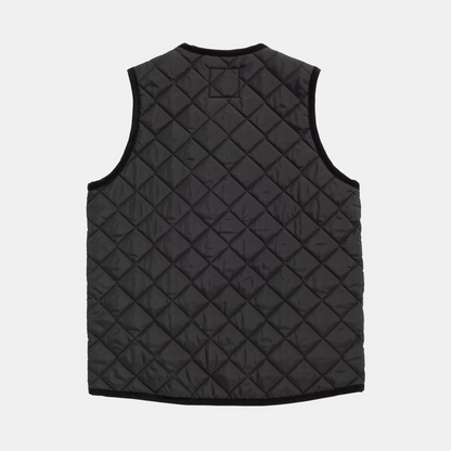 Lavenham Jackets Thornham Gilet Black back detail