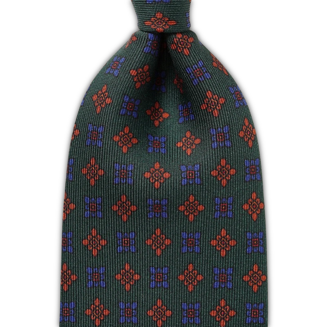 Kamakura Tie | Ancient Madder Silk Green