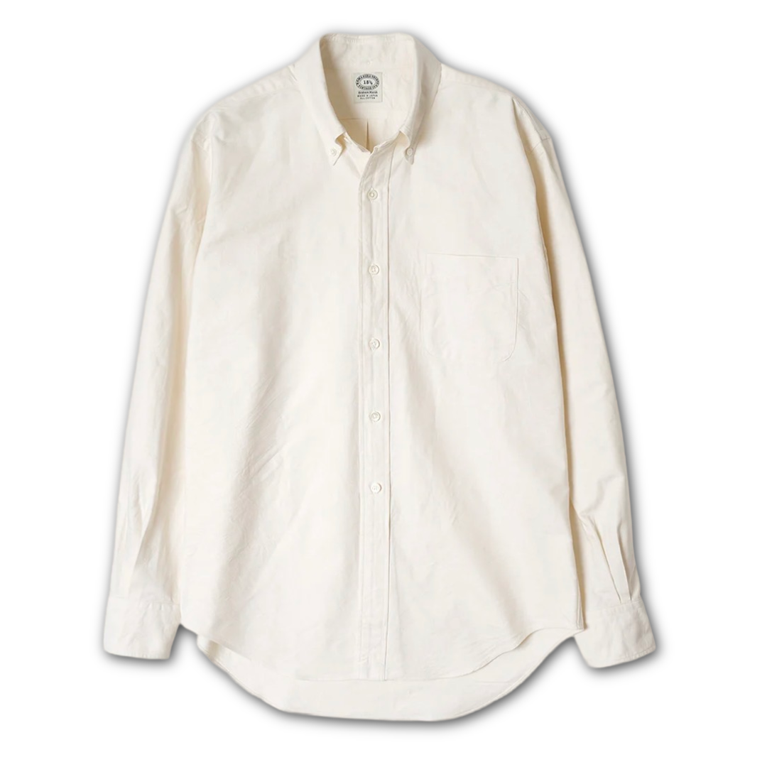 White button-up shirt on a white background