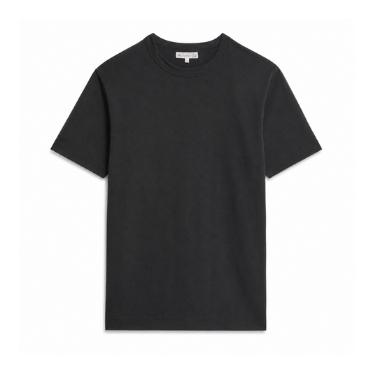 Charcoal t-shirt on white background