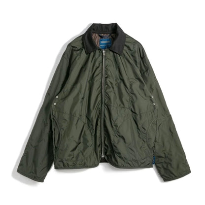 Green jacket on a white background