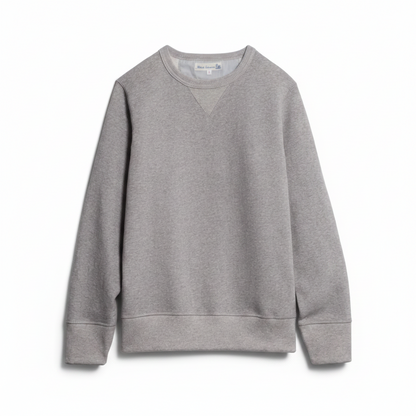 Gray sweatshirt on a white background