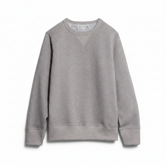 Gray sweatshirt on a white background