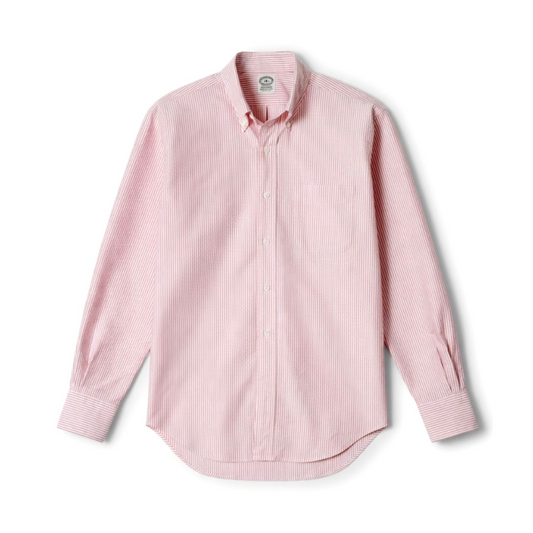 Kamakura Vintage IVY Button Down Oxford University Stripe - Red