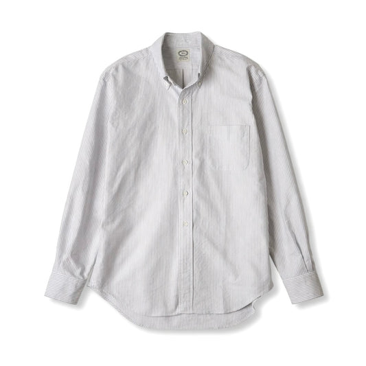 Kamakura Vintage IVY Button Down Oxford University Stripe - Grey