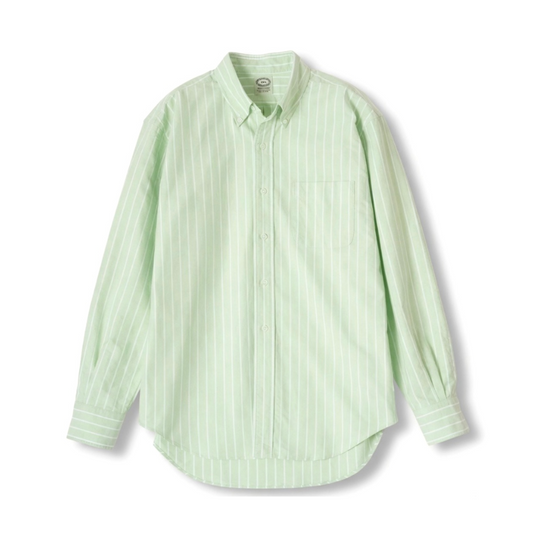 Kamakura Vintage IVY Reverse Stripe Shirt - Green