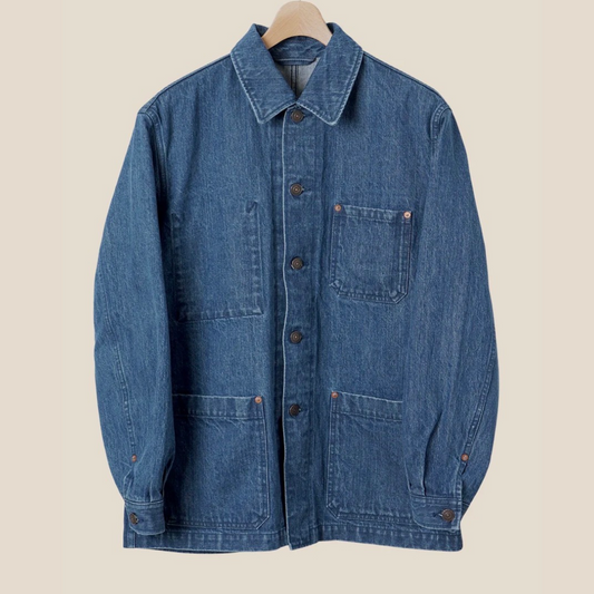 Kamakura - Denim French Work Jacket Mid Wash