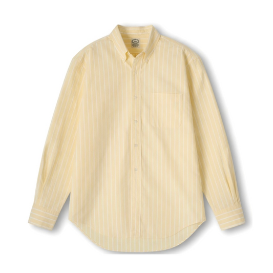 Kamakura Vintage IVY Reverse Stripe Shirt - Yellow