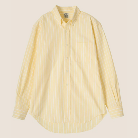 Kamakura Vintage IVY Blazer Stripe Shirt - Yellow