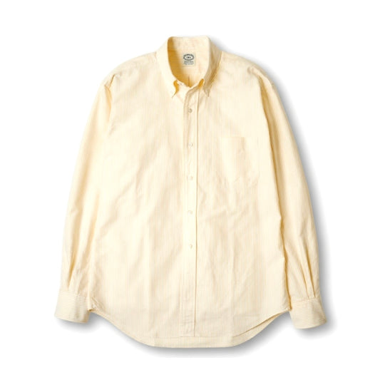 Kamakura Vintage IVY Button Down Oxford University Stripe - Yellow