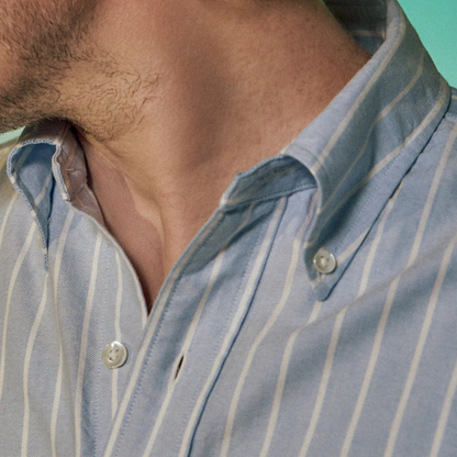 Kamakura Vintage IVY Blazer Stripe Shirt - Blue